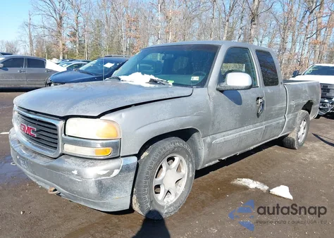 2000 GMC Sierra 1500 Sle из США, поврежденный, VIN 2GTEC19T0Y1114404
